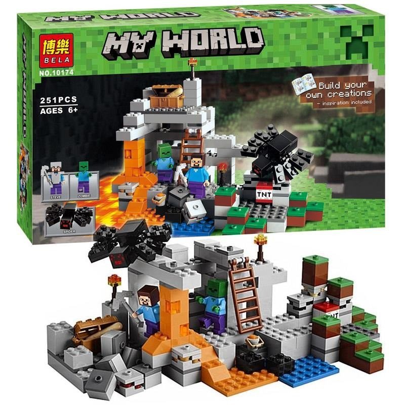 KLOCKI MY WORLD JASKINIA +N LEGO MINECRAFT 21113 