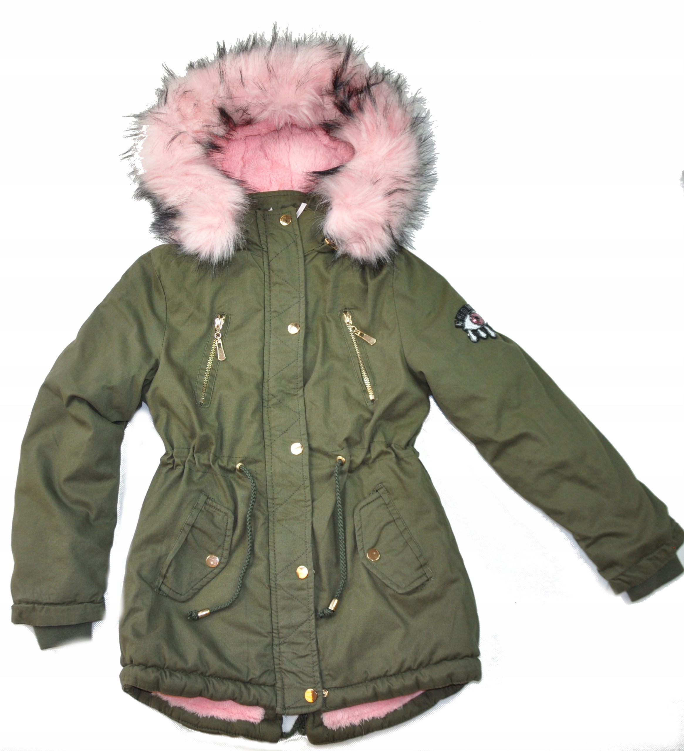 Kurtka ZIMOWA PARKA dziewczęca r.134/140 cm - 7559624709 - oficjalne