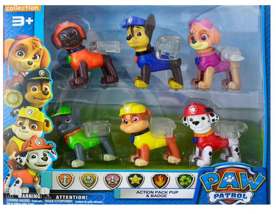 świecące Figurki Psi Patrol Figurka Zestaw 6 Szt 7072883128 świecące Figurki Psi Patrol Figurka Zestaw 6 Szt 7072883128