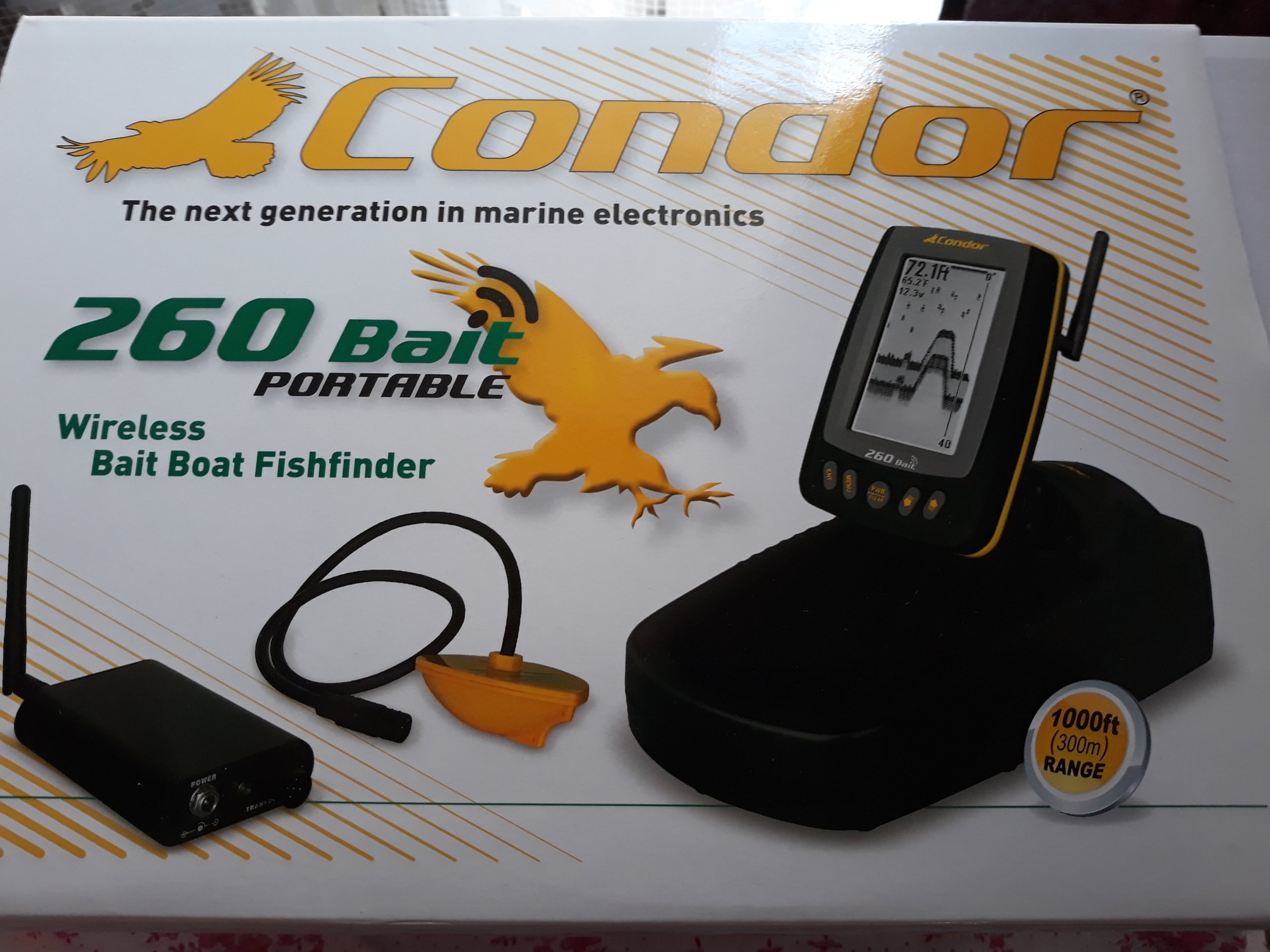 Echosonda Bezprzewodowa Condor 260 Bait Wireless 7290442277