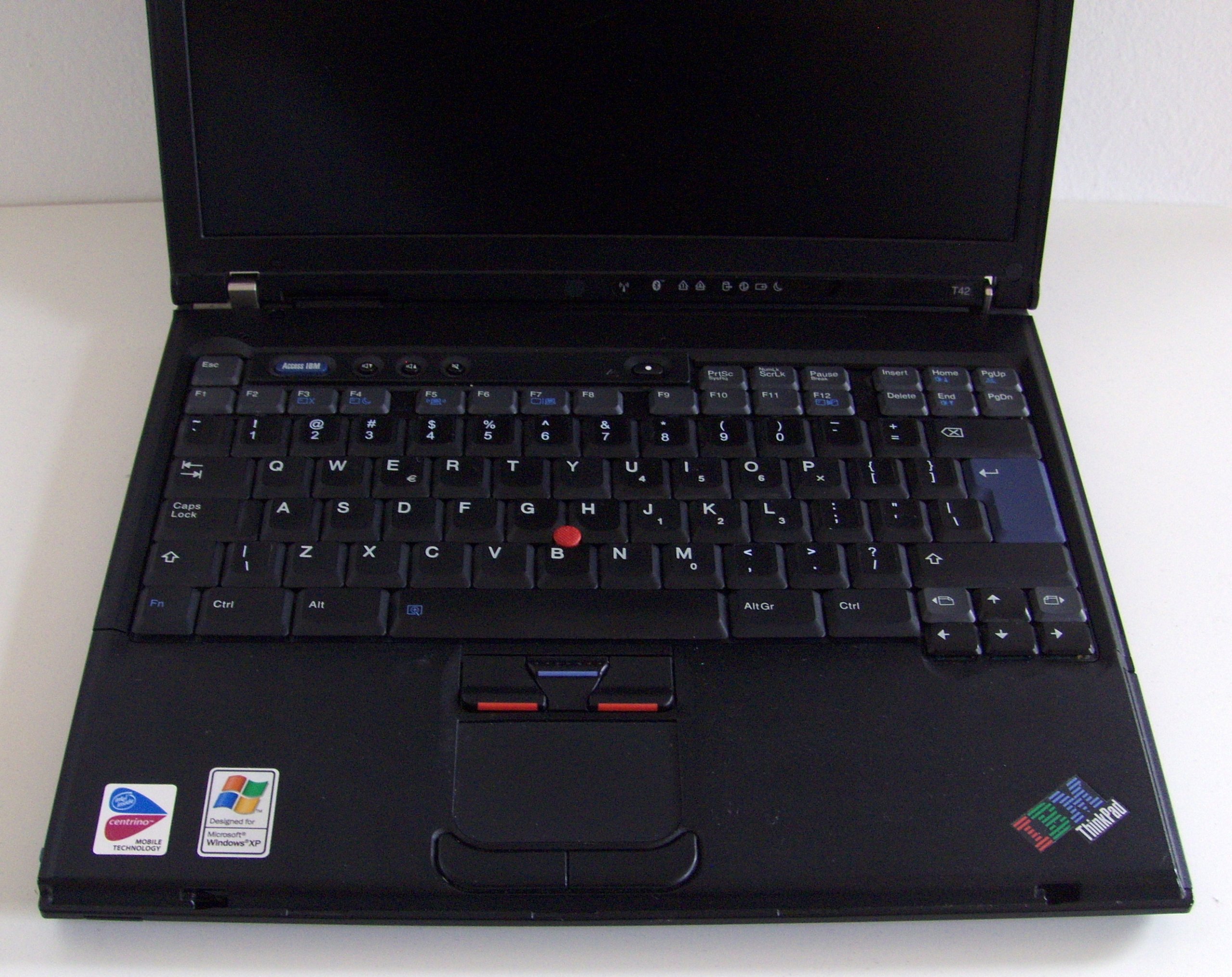 IBM ThinkPad T42 PM 1.7GHz 1GB 40GB WiFi GW FV - 7326610886 - oficjalne ...