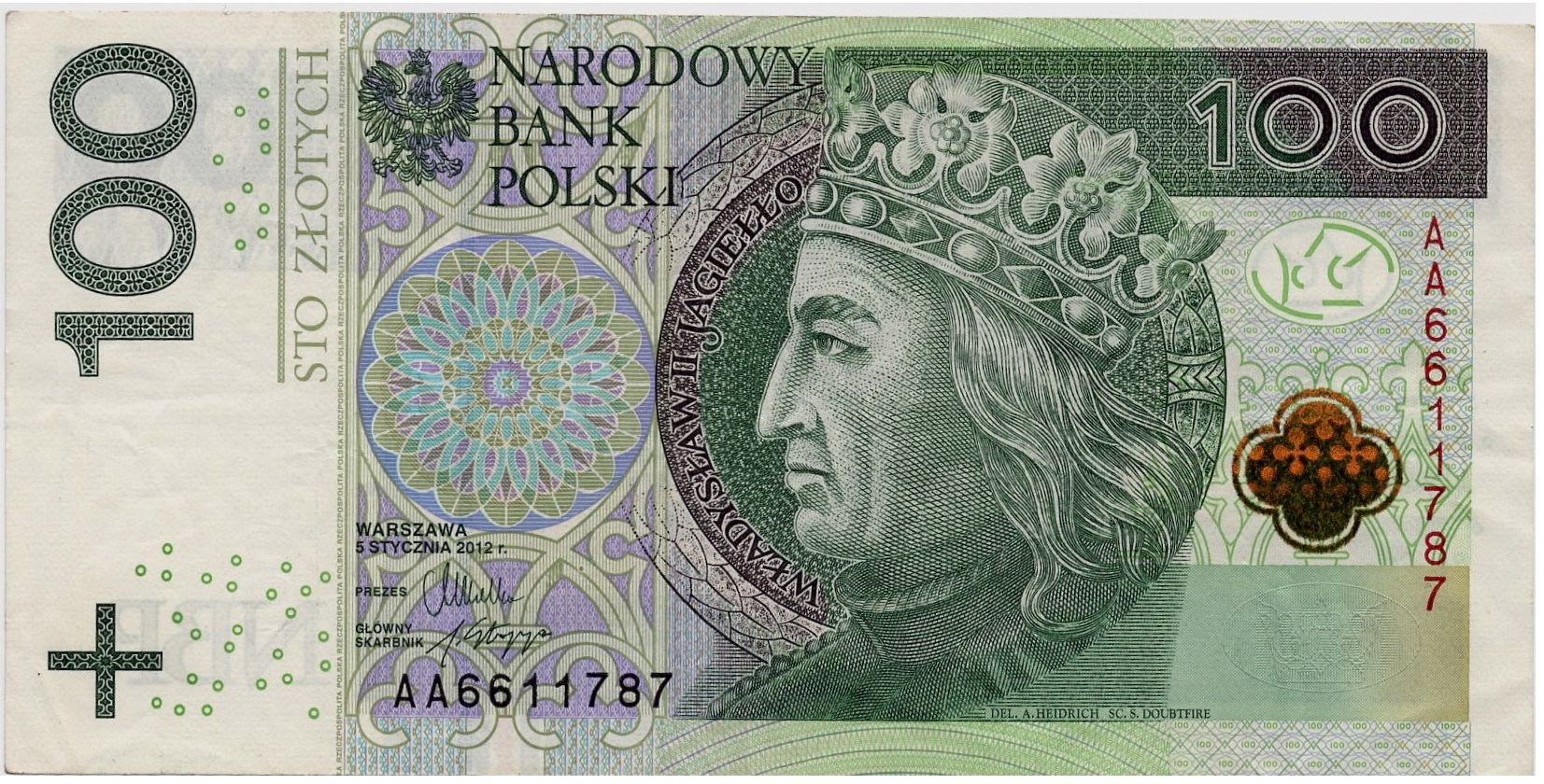 Jak Wydrukować Banknot 100 Zł BANKNOT 100 ZŁ AU I / II CIEKAWY NUMER SERIA AA!! - 7335952768
