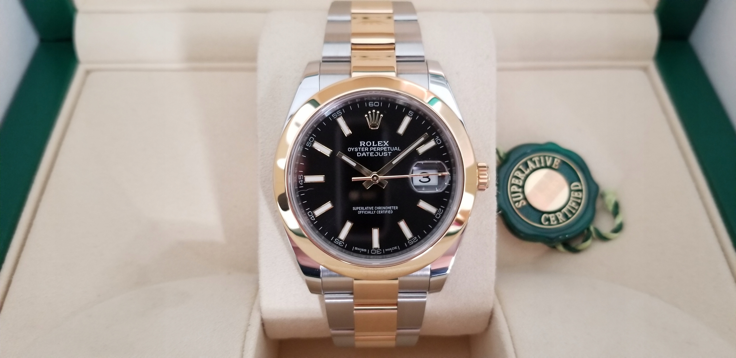 rolex datejust 31 bicolor