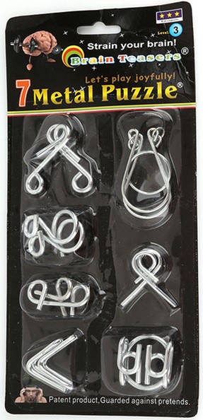 Iq Puzzle 3d łamigłówki Druciane Rozdziel 7 Sztuk 6990038703 Iq Puzzle 3d łamigłówki Druciane Rozdziel 7 Sztuk 6990038703