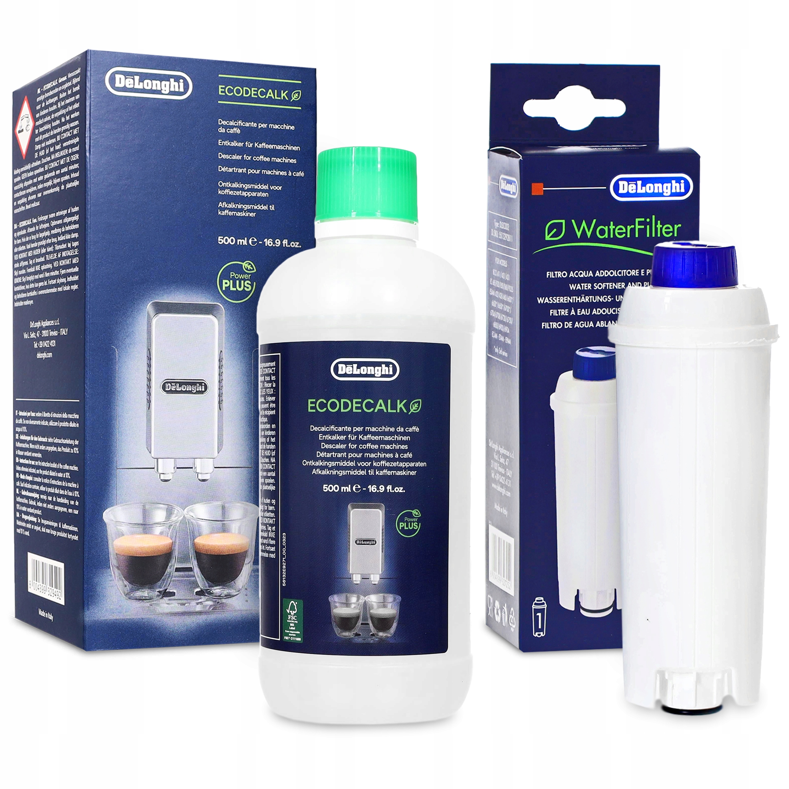 Filtr Odkamieniacz do ekspresu Delonghi zestaw Original