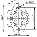 Двигатель гидравлический orbitalny bmr smr315 fi-25mm6, купить недорого