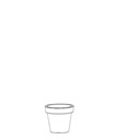 фото mini №3, Flowerpot prosperplast 16 centimeters x 16 x 14, 5 centimeters diameter 16 centimeters plastic shades of orange