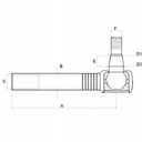 Rolnik шрус наконечник правый case claas 126145a1 24x1,52, купить в Украине