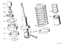 Подшипник задний bmw e24 e28 628 635 520 525 528 5355, с разборки недорого