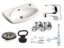 фото mini №1, Washbasin 35 x 28cm white, complete - 6 spare parts