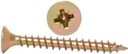 фото mini №1, 4, 5x80 screws for wood conical galvanized yellow 10 pieces