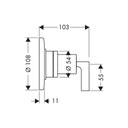 фото mini №2, Hansgrohe citterio valve switching 39920000