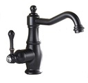 фото mini №1, Washbasin faucet freestanding black matte royal retro hoses podlaczeniowe
