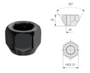 Гайки до колеса stalowych 12x1,25 комплект 20szt nissan3, купить с разборки