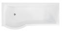 фото mini №3, Trough angular acrylic besco inspiro drain center 170 x 70 centimeters