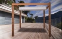 фото mini №11, Zagiel sunscreen expanding roll garden on pergola white 3x5m