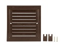 фото mini №1, Lattice ventilation gridded 140x140 brown