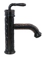 фото mini №4, Washbasin faucet retro black orb royal black