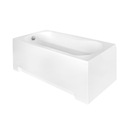 фото mini №11, Trough rectangular acrylic besco aria rehab drain sideways 120 x 70 centimeters