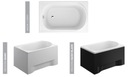 фото mini №3, Trough 100x65 mini+ siphon+ legs/hull expulsion 24г to small baths