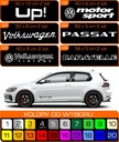 Наклейки vw golf passat wolfsburg edition 2 szt.4, купить из Польши