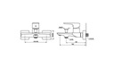 фото mini №4, Black bathtub faucet wall-mounted keria excellent