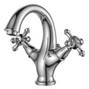 фото mini №2, Retro washbasin faucet, chrome gloss
