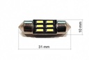 Лампочка 6 led 4014 смд патрубок 31mm c5w c10w premium2, купить в Украине