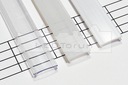 фото mini №5, Aluminum profile+ glass phosphors y to led strip overlay 2m