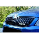 Оригинальная рамка гриль octavia iii rs черная2, купить в Украине