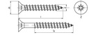 фото mini №2, 4, 5x80 screws for wood conical galvanized yellow 10 pieces