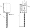 фото mini №10, Ps90u pole base to embedding anchor 90mm