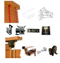 фото mini №3, Blinds wooden 50mm (shutters, plisy, roman) blinds bamboo