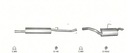 Глушитель наконечника citroen c8 peugeot 807 .fiat ulysse poj.2,0i 02-11r.2, купить в Украине