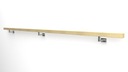 фото mini №4, Handrail wall-mounted wooden 40x40 240cm oak color