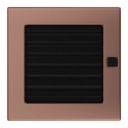 фото mini №7, Lattice ventilation galvanized grilles 17x17 centimeters copper