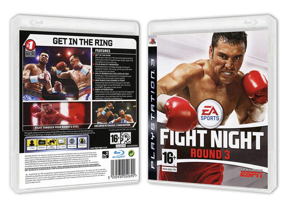 FIGHT NIGHT ROUND 3 PS3 - 7500957717 - oficjalne archiwum Allegro