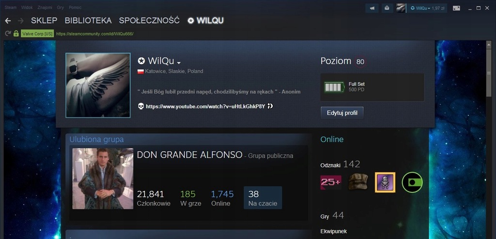 Konto steam 80lvl GTA 5 i inne.