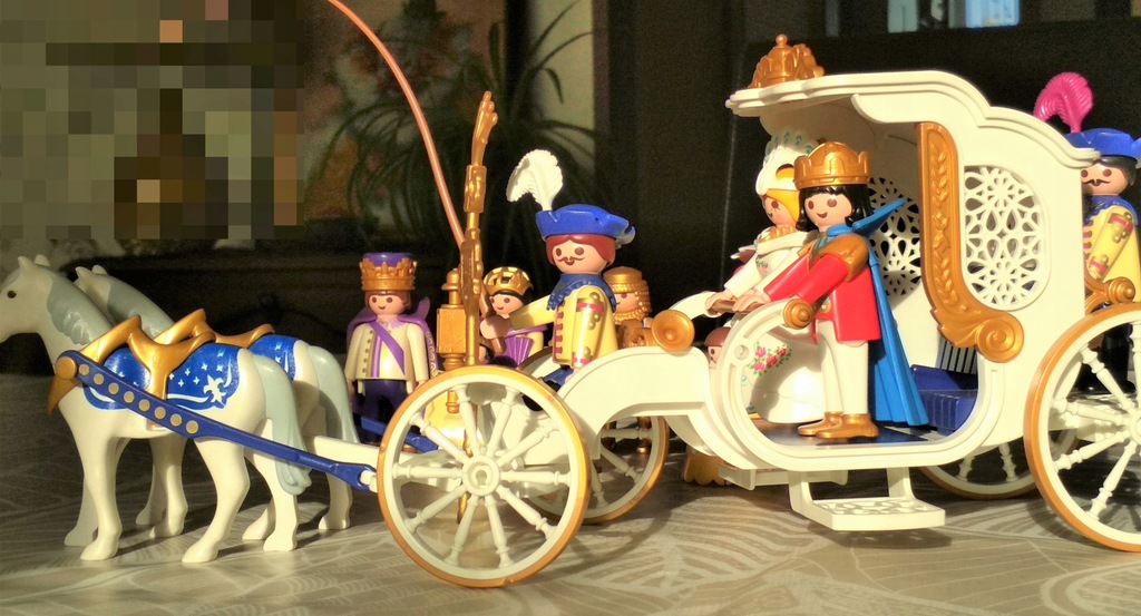 PLAYMOBIL 4258,Królewska kareta,ślub,ludziki,koń