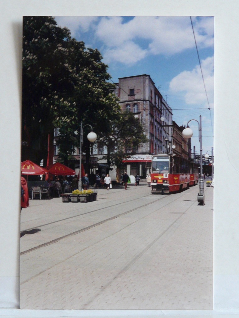 CHORZÓW  ULICA WOLNOŚCI TRAMWAJ ZDJĘCIE