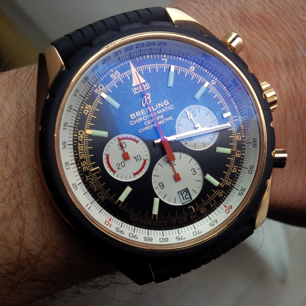 BREITLING CHRONOMATIC 49 LIMITED EDITION,gold,2016