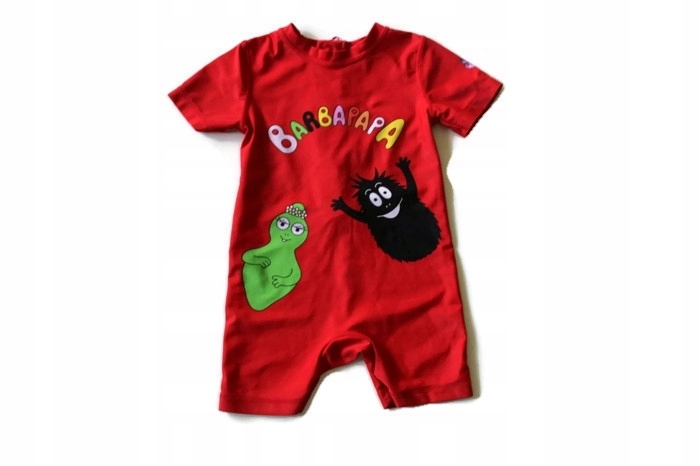 U613*H&M*BARBAPAPA strój kąpielowy 86