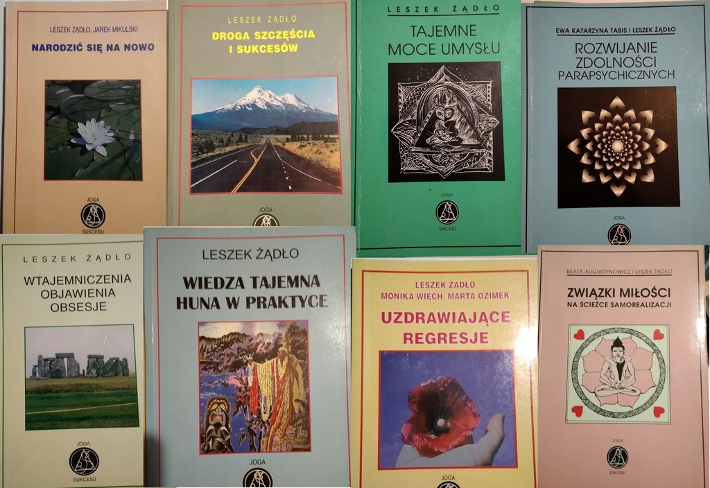 LESZEK ŻĄDŁO ZBIÓR 8 KSIĄŻEK wyd. SADHANA