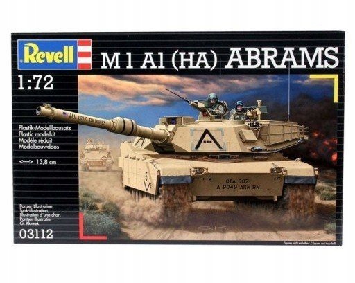 Model do sklejania Revell Czołg M 1 A1 (HA) ABRAMS