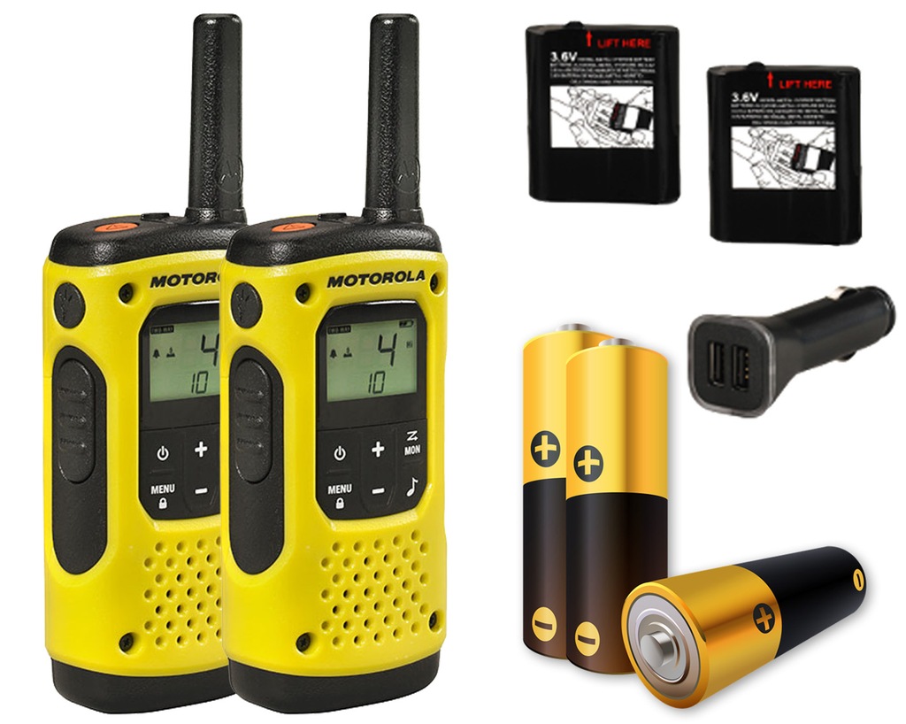 MOTOROLA TLKR T92 H2O WODOODPORNE WALKIE TALKIE - 6892346110 ...