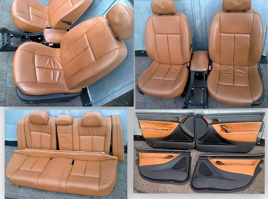 peugeot 607 siedzenie fotel kanapa skora 04r