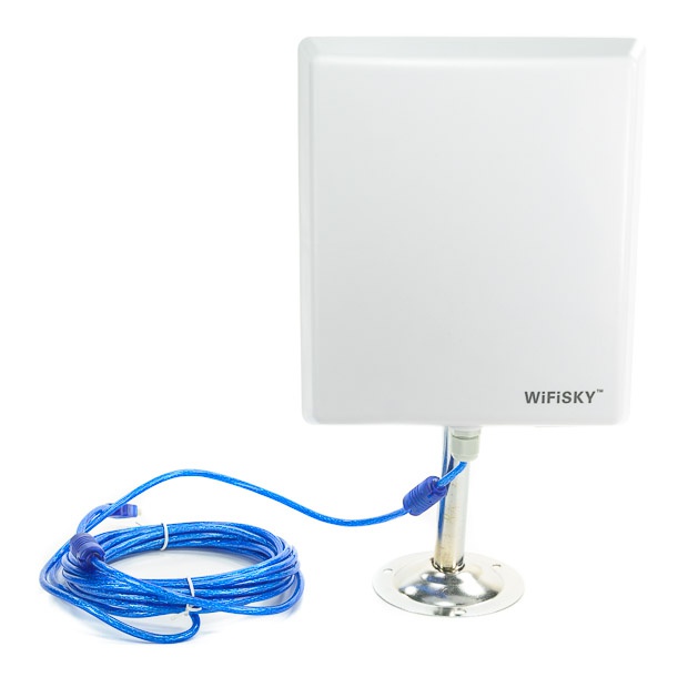 ANTENA AKTYWNA WIFISKY 5m USB INTERNET10km WIFI