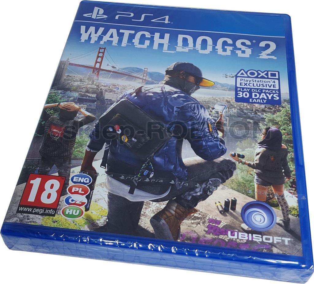 WATCH DOGS 2 PS4 NOWY WATCHDOGS WARSZAWA ROBSON PL