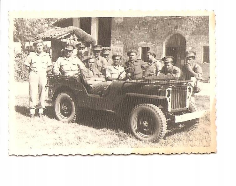 PSZ JEEP WILLYS ŻOŁNIERZE WOJSKO AUTO ITALIA SAMO