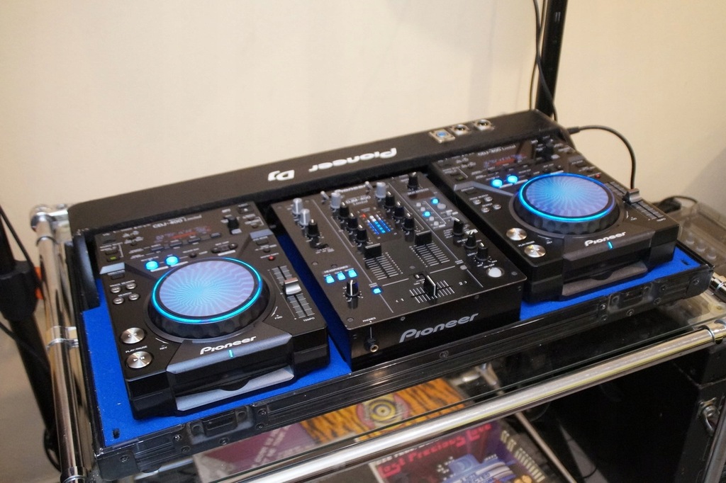 2 X PIONEER CDJ 400 DJM 400 LIMITED BLUE GWARANCJA